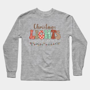 Christmas lights are my favorite color Long Sleeve T-Shirt